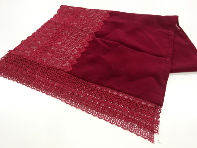 ビロードレース花模様ショール